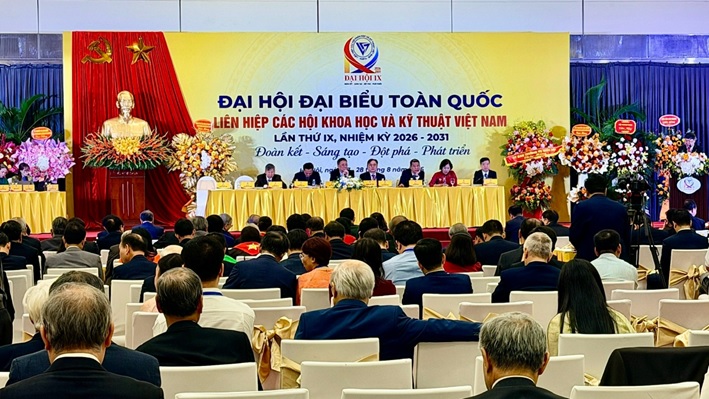 Đại biểu tham dự Đại hội Liên hiệp các Hội Khoa học và Kỹ thuật Việt Nam lần thứ IX, nhiệm kỳ 2026-2031