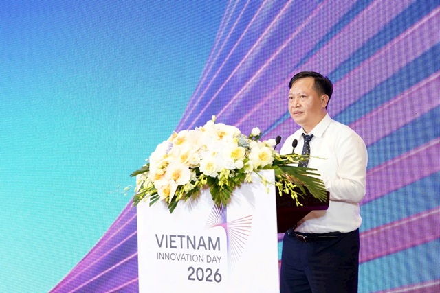 Cục trưởng Cục Đổi mới sáng tạo Nguyễn Mai Dương phát biểu khai mạc Diễn đàn.