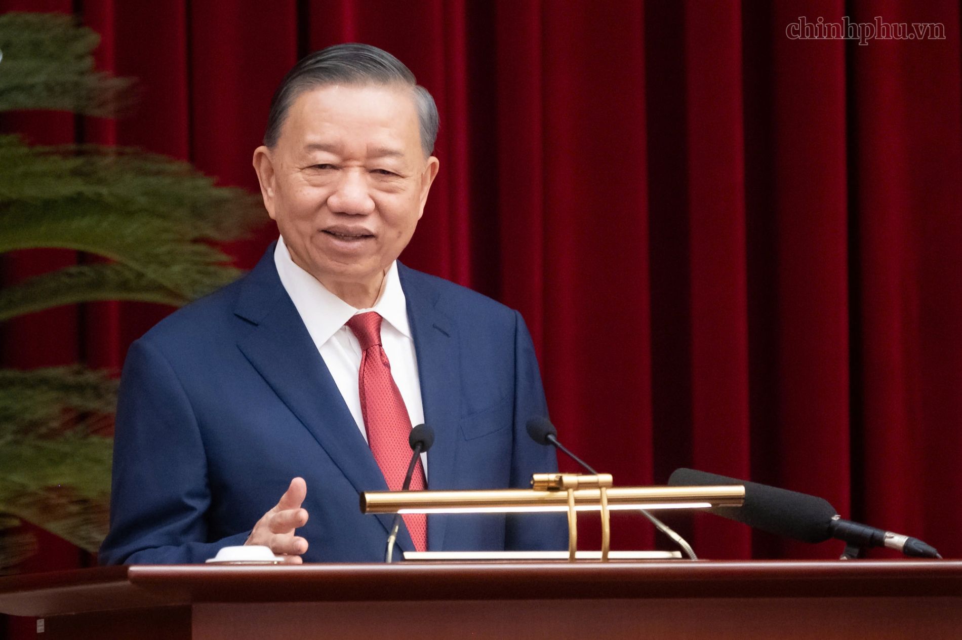 Tổng Bí thư, Chủ tịch nước Tô Lâm phát biểu bế mạc Hội nghị - Ảnh: chinhphu.vn/Nhật Bắc